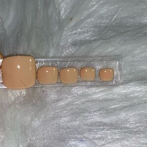 20pcs Naturally Nude Toe Press on Nails